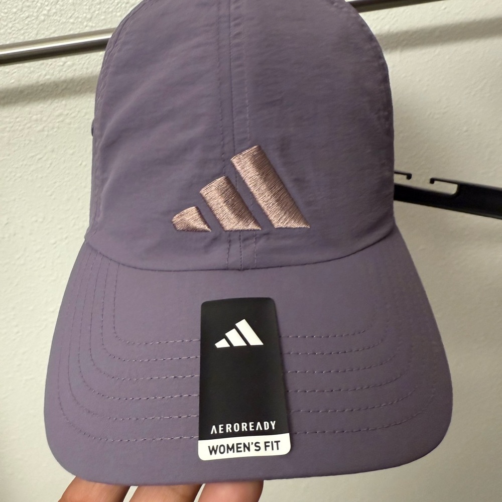 Adidas Purple Baseball Cap with Embroidered Logo